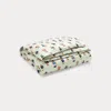 Polo Ralph Lauren Teddy Bear Stripe Duvet Set In Green