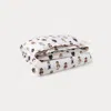 Polo Ralph Lauren Teddy Bear Stripe Duvet Set In Pink