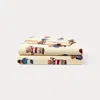 Polo Ralph Lauren Teddy Bear Stripe Sheet Set In Yellow