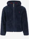 Polo Ralph Lauren Polo Pony Faux-fur Jacket In Navy