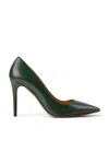 Ralph Lauren Tenney 95 Mm Goatskin Pump In Green