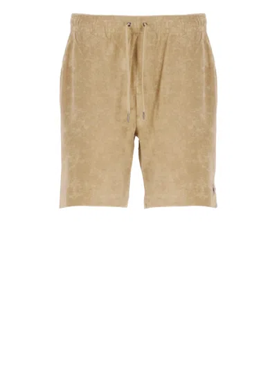 Ralph Lauren Beige Logo Shorts In Brown