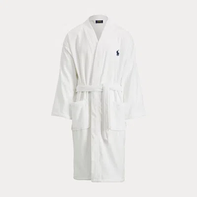 Ralph Lauren Terry Velour Robe In White