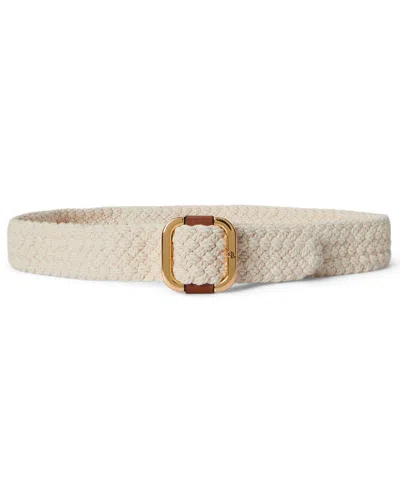 Ralph Lauren Textured Belt In Multi