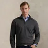 Ralph Lauren Textured Double-knit Pullover In Black