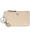 Ralph Lauren Textured Leather Zip Card Case
