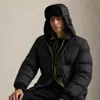 Ralph Lauren Textured Ripstop Down Jacket In Black