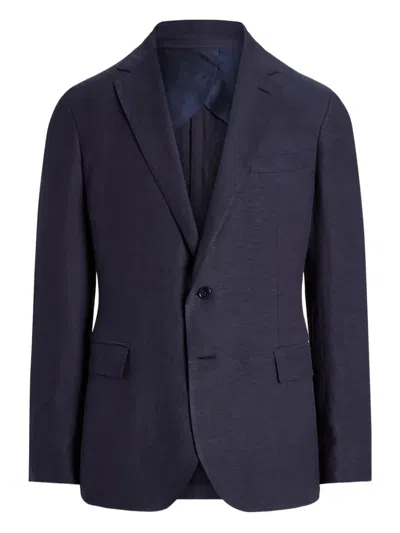 Ralph Lauren Textured Single-button Blazer