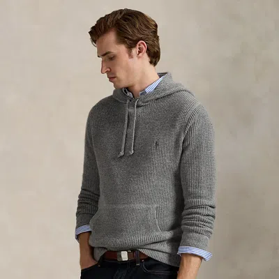 Ralph Lauren Textured Wool-cotton Hooded Sweater