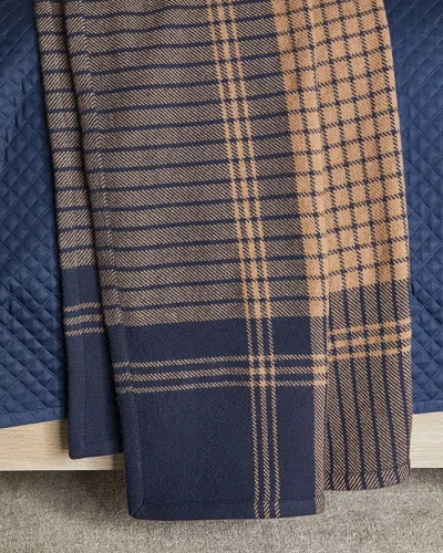 Polo Ralph Lauren Thacher Throw Blanket, 54" X 72" In Navy