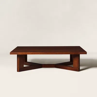 Ralph Lauren Thayer Cocktail Table In Brown