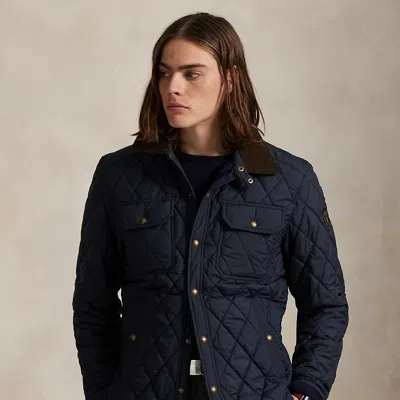 Ralph Lauren The Beaton Quilted Jacket In Blue