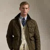 Polo Ralph Lauren The Beaton Quilted Jacket In Dark Brown