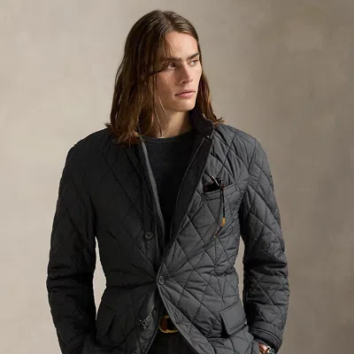 Ralph Lauren The Beaton Quilted Jacket In Gray