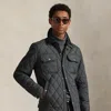 Ralph Lauren The Beaton Quilted Jacket In Gray