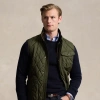 Polo Ralph Lauren The Beaton Quilted Utility Vest In Company Olive