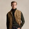 Polo Ralph Lauren The Beaton Quilted Utility Vest In Brown