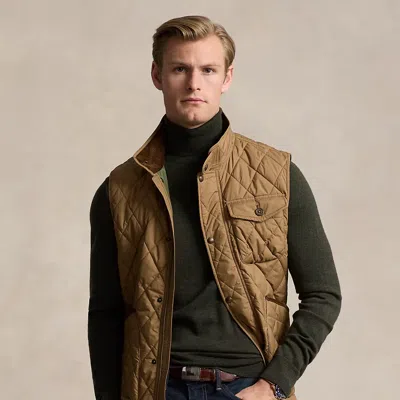 Polo Ralph Lauren The Beaton Quilted Utility Vest In Brown