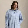 Ralph Lauren The Big Shirt In Blue