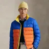 Ralph Lauren The Colden Packable Color-blocked Jacket In Animal Print