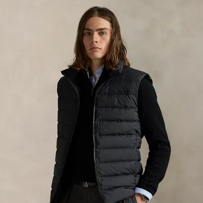 Ralph Lauren The Colden Packable Down Vest In Black