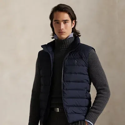 Ralph Lauren The Colden Packable Down Vest In Blue