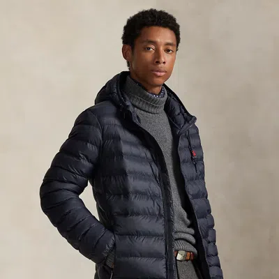 Ralph Lauren The Colden Packable Hooded Jacket In Blue