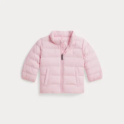 Ralph Lauren Babies' The Colden Packable Quilted Jacket In Hint Of Pink