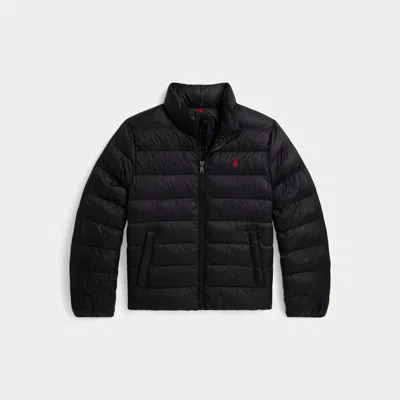 Ralph Lauren Kids' The Colden Packable Quilted Jacket In Polo Black