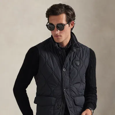 Ralph Lauren The Eastham Quilted Vest In Black