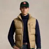 Polo Ralph Lauren The Gorham Down Vest In Brown