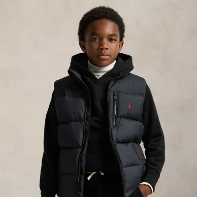 Ralph Lauren Kids' The Gorham Down Vest In Polo Black