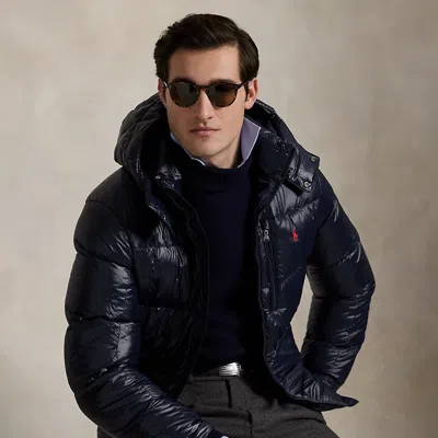 Ralph Lauren The Gorham Glossed Down Jacket In Black