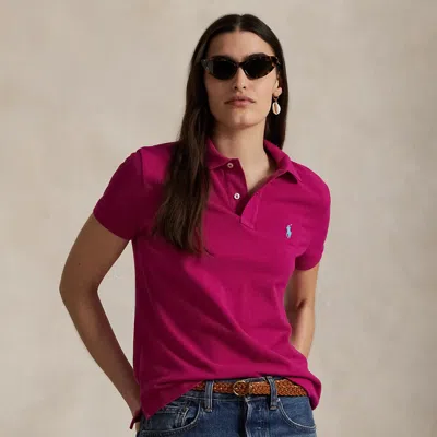 Polo Ralph Lauren The Iconic Classic Fit Mesh Polo Shirt In Pink Sky