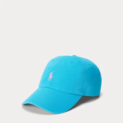 Ralph Lauren The Iconic Cotton Chino Ball Cap In Blue