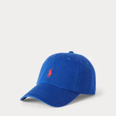 Polo Ralph Lauren The Iconic Cotton Chino Ball Cap In Heritage Royal In Blue