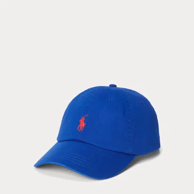 Polo Ralph Lauren The Iconic Cotton Chino Ball Cap In Heritage Royal In Blue