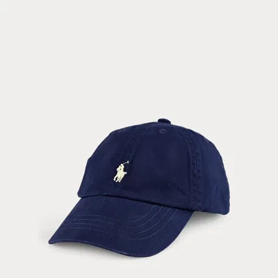 Ralph Lauren The Iconic Cotton Chino Ball Cap In Newport Navy