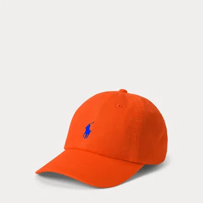 Polo Ralph Lauren The Iconic Cotton Chino Ball Cap In Sailing Orange