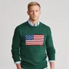 Polo Ralph Lauren The Iconic Flag Sweater In Northwest Pine