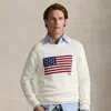 Ralph Lauren The Iconic Flag Sweater In White