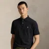 Ralph Lauren The Iconic Mesh Polo Shirt In Black