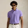 Ralph Lauren The Iconic Mesh Polo Shirt In Purple
