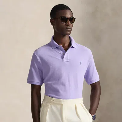 Ralph Lauren The Iconic Mesh Polo Shirt In Purple