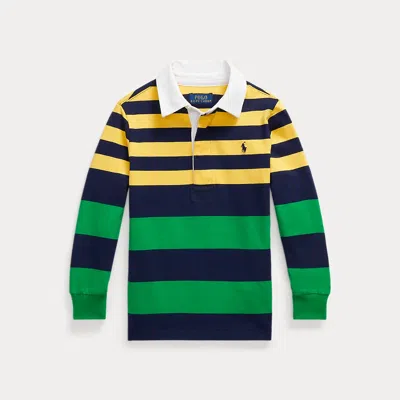 Ralph Lauren Kids' The Iconic Rugby Shirt In Multi