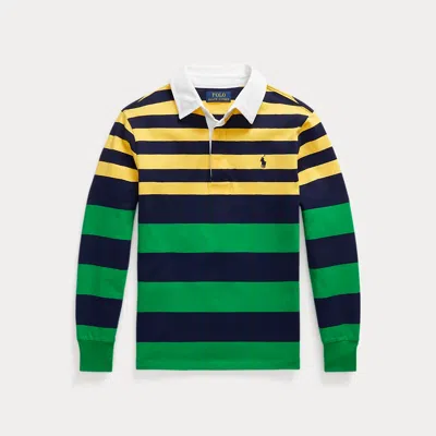 Ralph Lauren Kids' The Iconic Rugby Shirt In Green