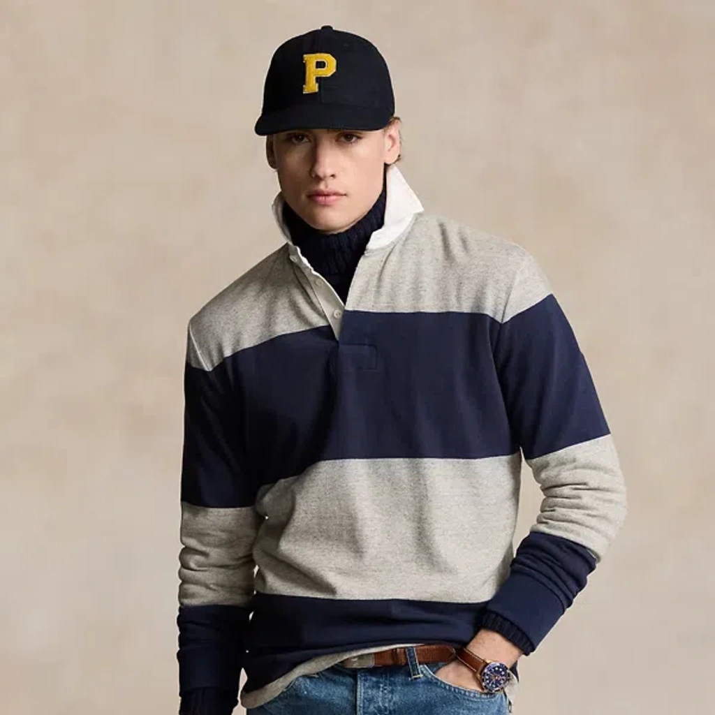 【爆売りセール開催中！】 Ralph Polo Lauren Navy/loft Cruise In Shirt Rugby Iconic The トップス