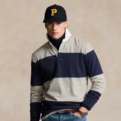 Ralph Lauren The Iconic Rugby Shirt In Cruise Navy/loft Heather
