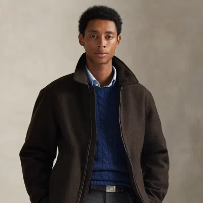 Ralph Lauren The Langdon Wool Jacket In Brown