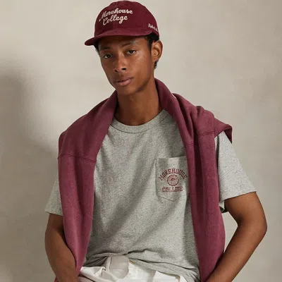 Ralph Lauren The Morehouse College Crest T-shirt In Metallic